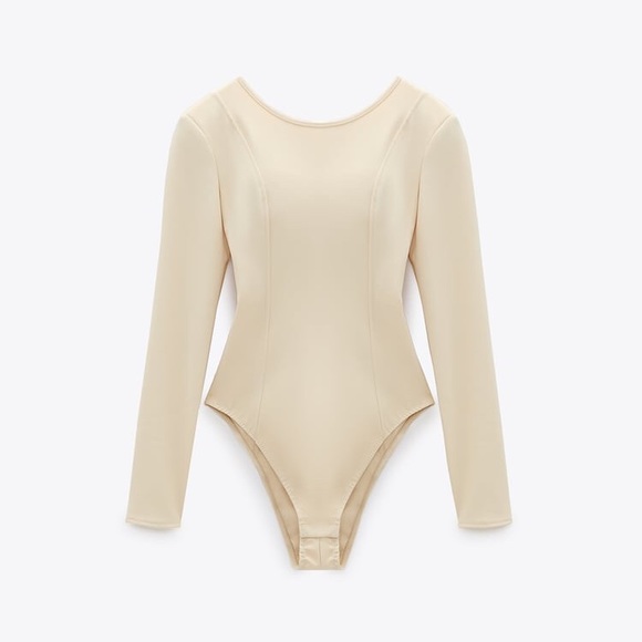 NWT Zara Neoprene Effect Bodysuit - Picture 4 of 7